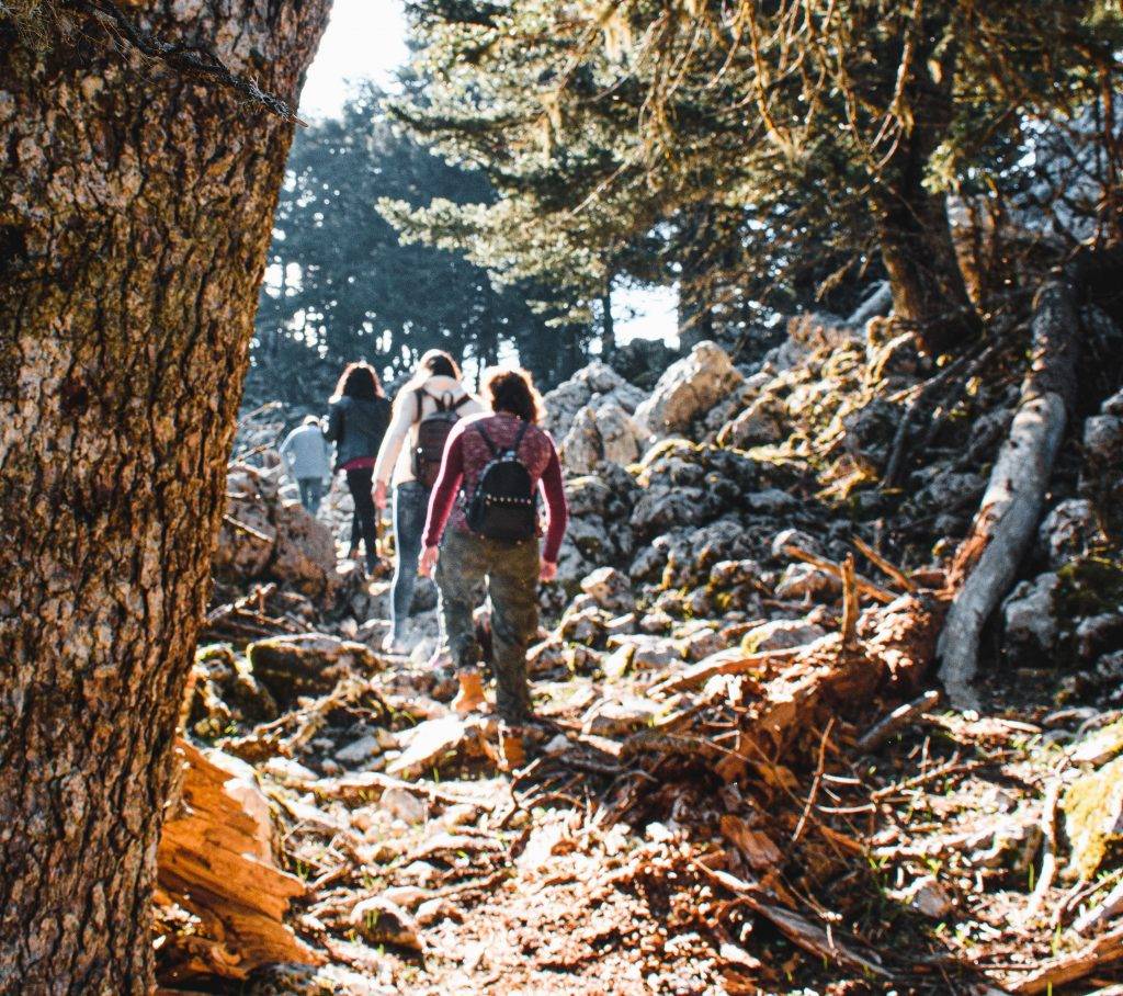 Hiking on Mount ainos photo by yiorgos ntrahas