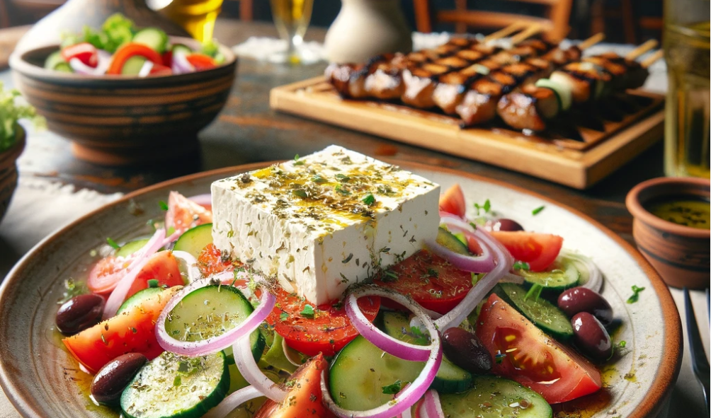 greek salad with feta